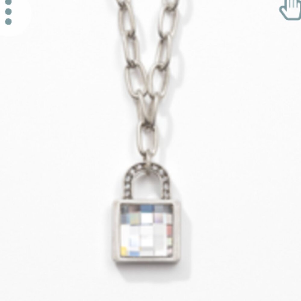 Touchstone Crystal by Swarovski Little Lock pendant